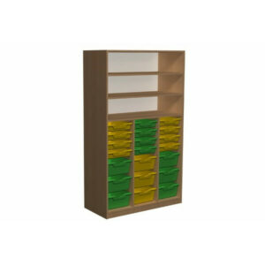 Duży regał przedszkolny z pojemnikami Primo 219