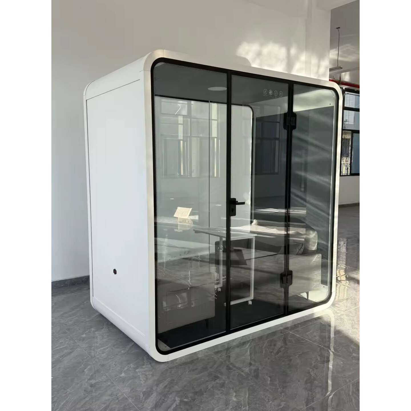 Kabina akustyczna L round cube – 2–4 osobowa - obrazek 3