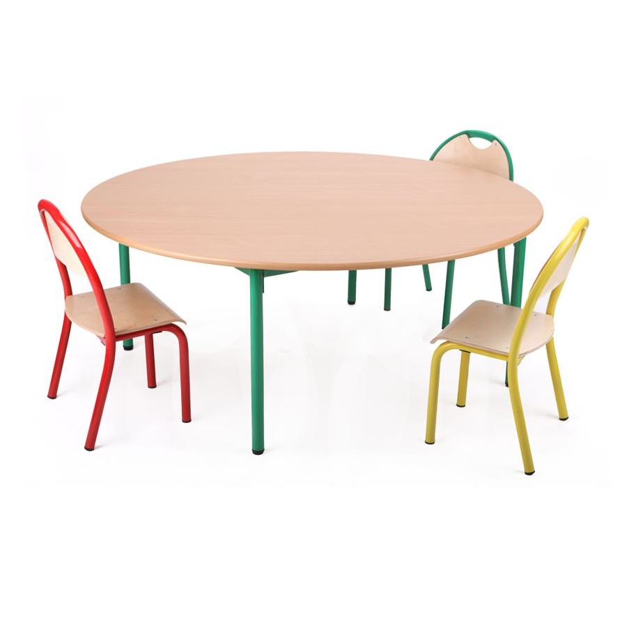 Stół przedszkolny okrągły BAMBINO SL-R - obrazek 3