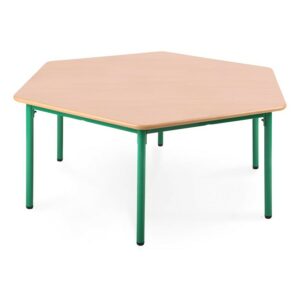 Stół przedszkolny sześciokątny BAMBINO SL-R