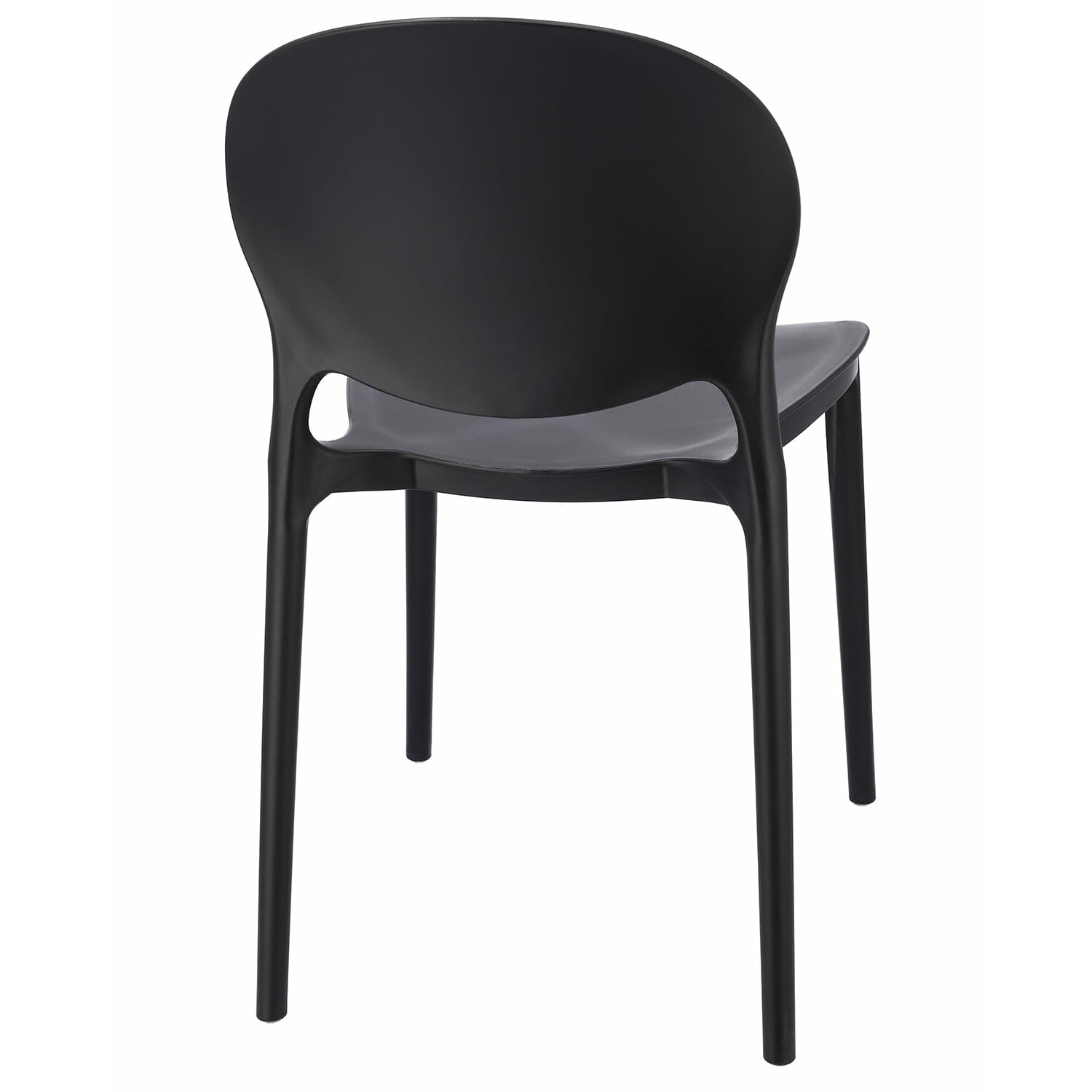 Krzesło plastikowe czarne 120kg - obrazek 4