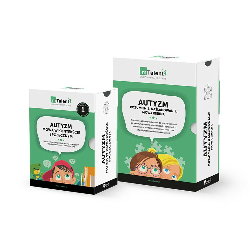 mTalent Autyzm. Rozumienie i naśladowanie mowy + mTalent Autyzm. Mowa w kontekście społecznym cz. 1