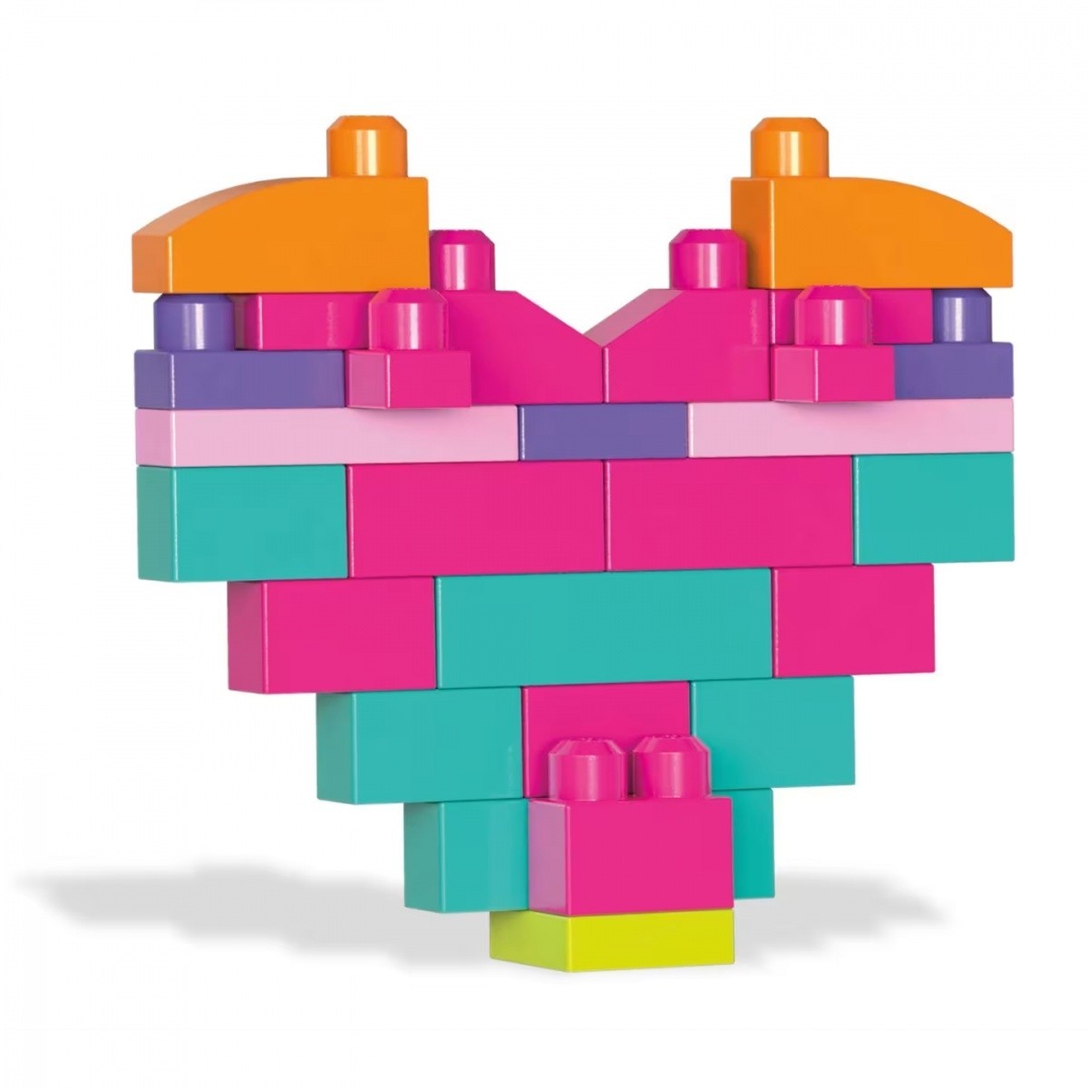 Klocki 60 elementów torba różowa - obrazek 3