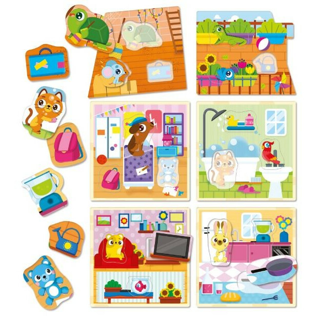 Gra edukacyjna Montessori Baby House - obrazek 2