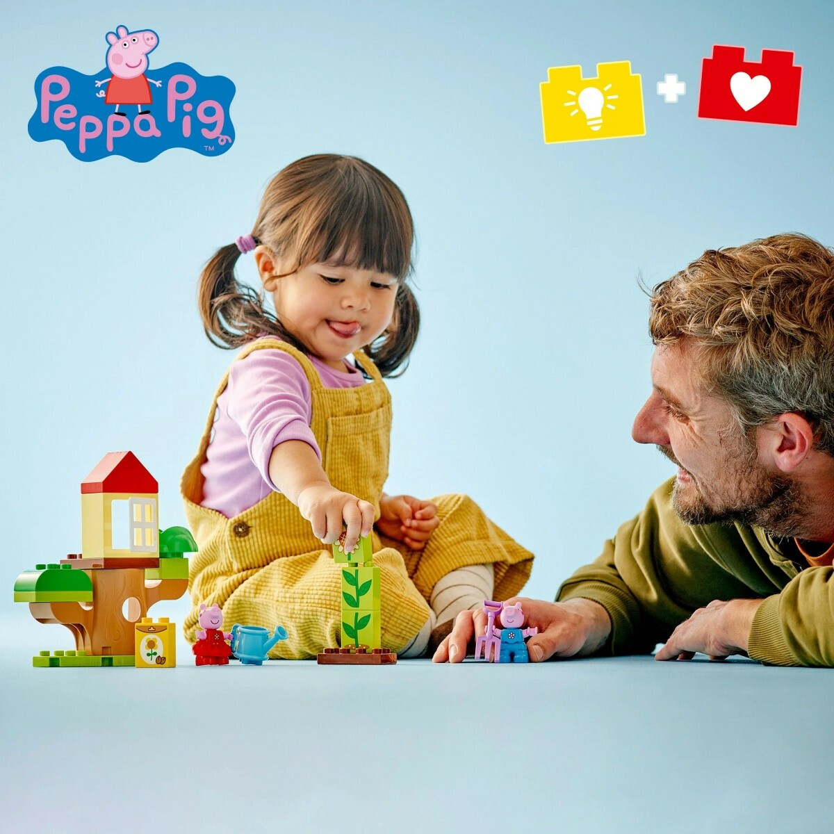 Klocki DUPLO 10431 Peppa Pig Ogród i domek na drzewie Peppy - obrazek 5