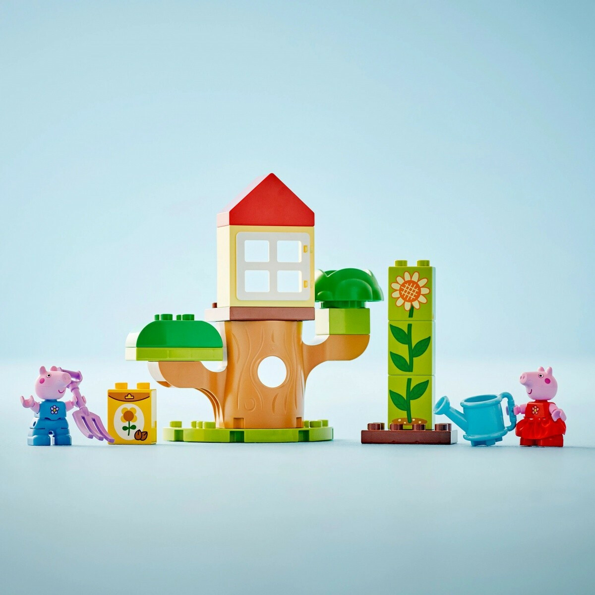 Klocki DUPLO 10431 Peppa Pig Ogród i domek na drzewie Peppy - obrazek 8