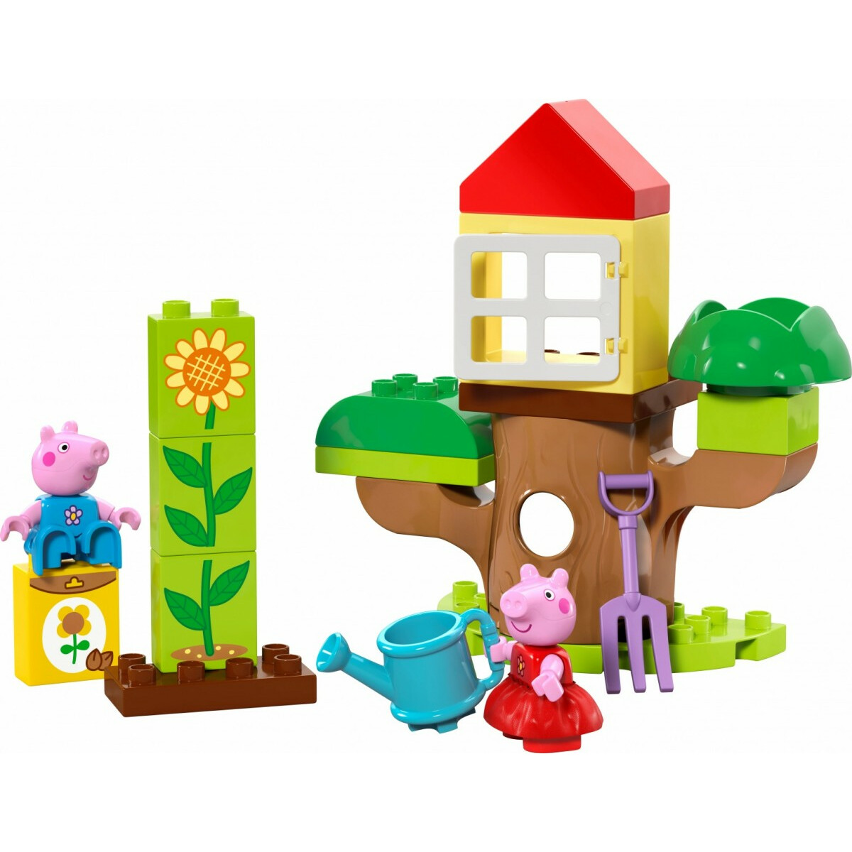 Klocki DUPLO 10431 Peppa Pig Ogród i domek na drzewie Peppy - obrazek 9