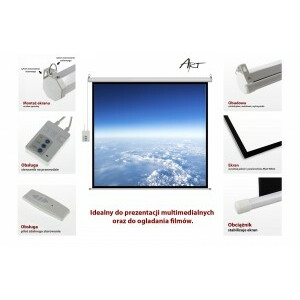Ekran elektryczny 16:9 119" 264x147cm z pilotem FS-119 16:9