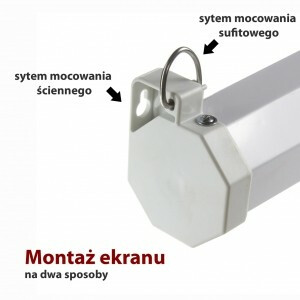 Ekran elektryczny 16:9 119" 264x147cm z pilotem FS-119 16:9 - obrazek 6