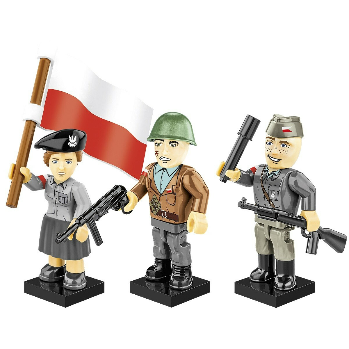 Figurki Powstańców warszawskich 1944 zestaw - obrazek 5
