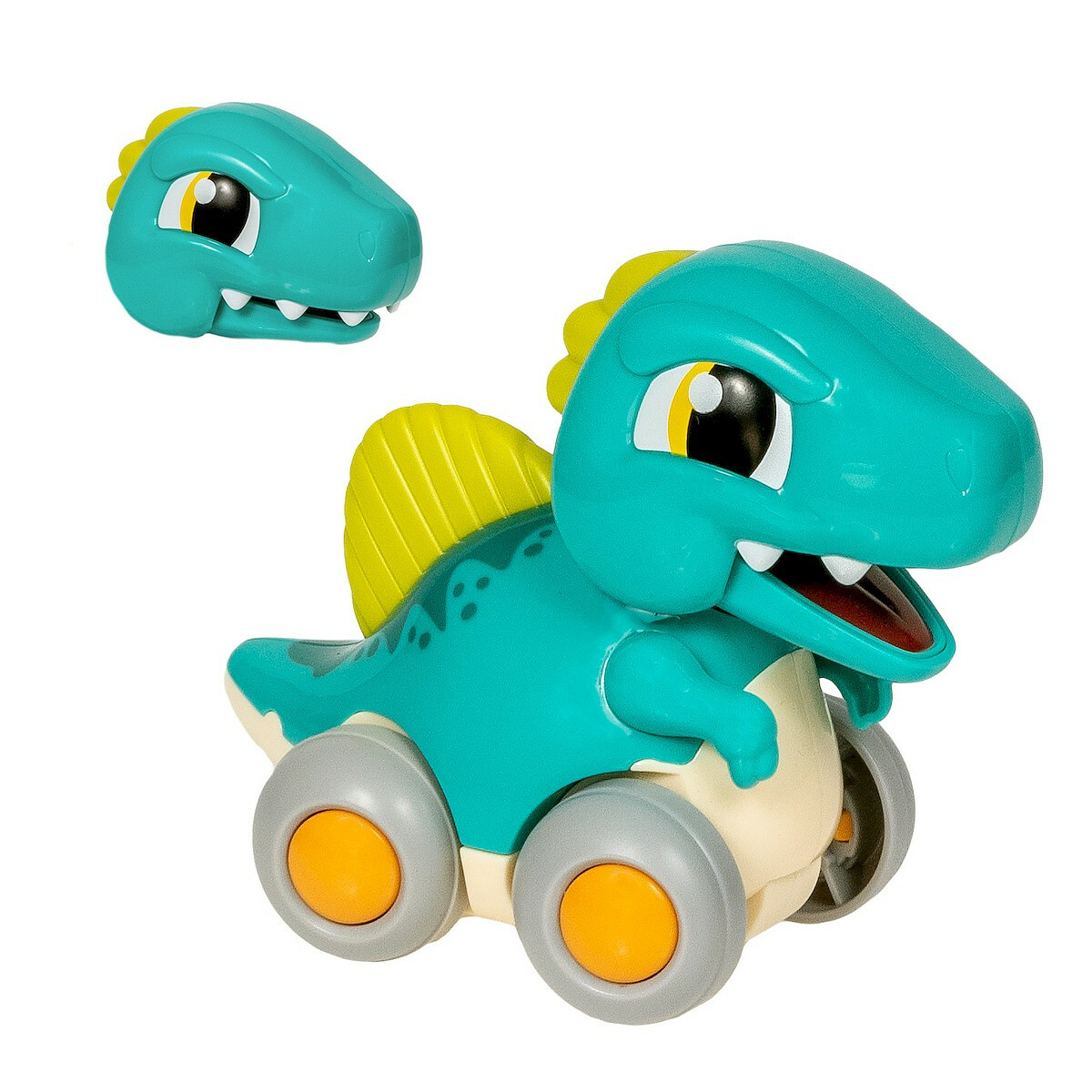 Figurka Dinozaur interaktywny z napędem niebieski - obrazek 3