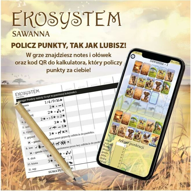 Gra Ekosystem 3 - Sawanna - obrazek 2