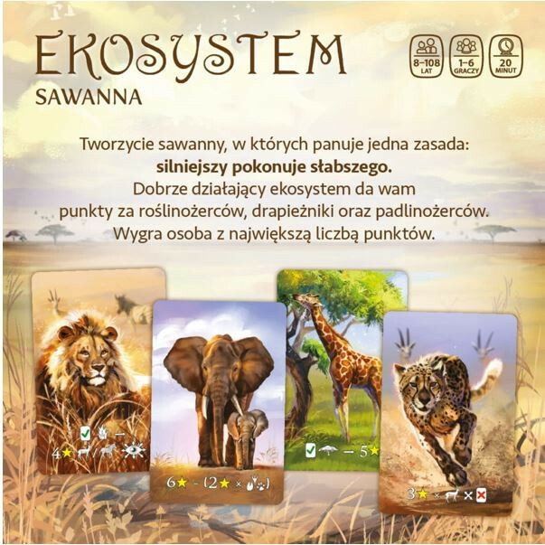 Gra Ekosystem 3 - Sawanna - obrazek 7