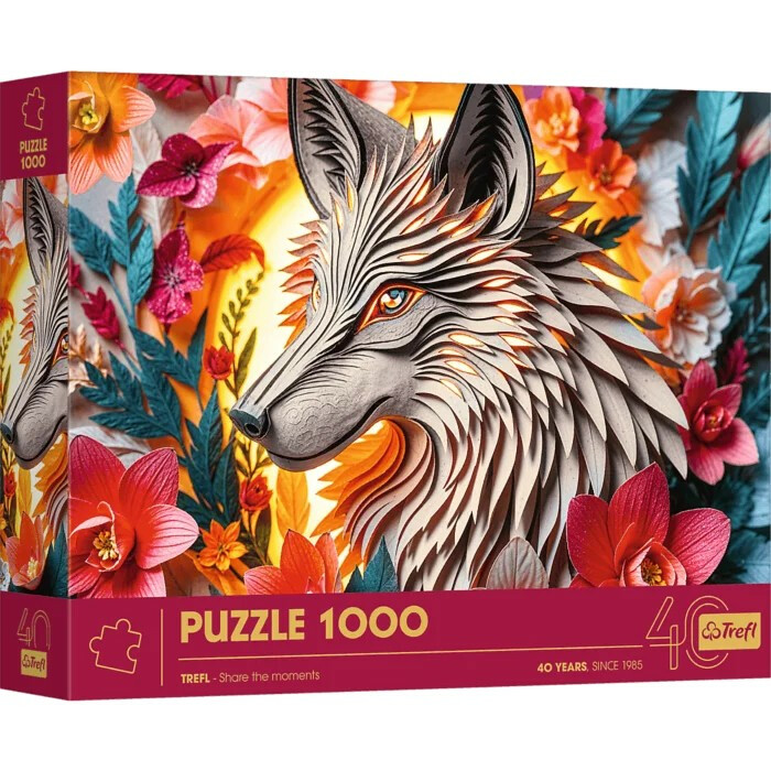 Puzzle 1000 elementów 40-lecie Paper Art Wilk
