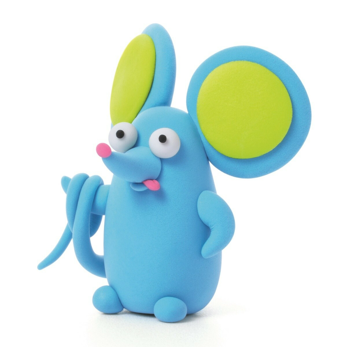 Masa plastyczna Hey Clay Figurka Puchate zwierzaki, Mysz - obrazek 3