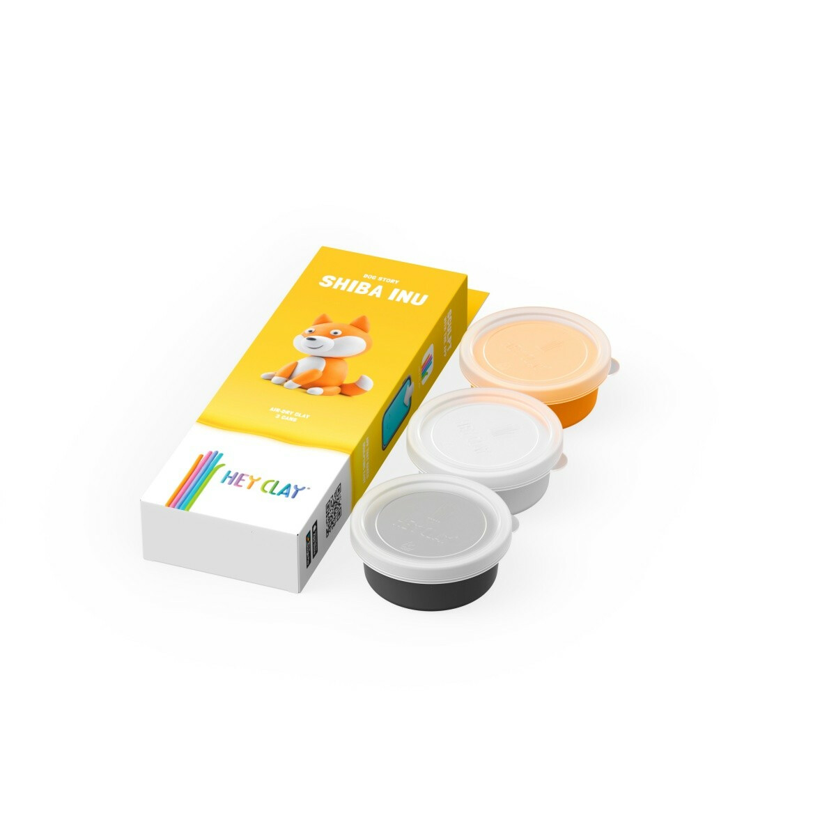 Masa plastyczna Hey Clay Figurka Psy Shiba Inu - obrazek 3