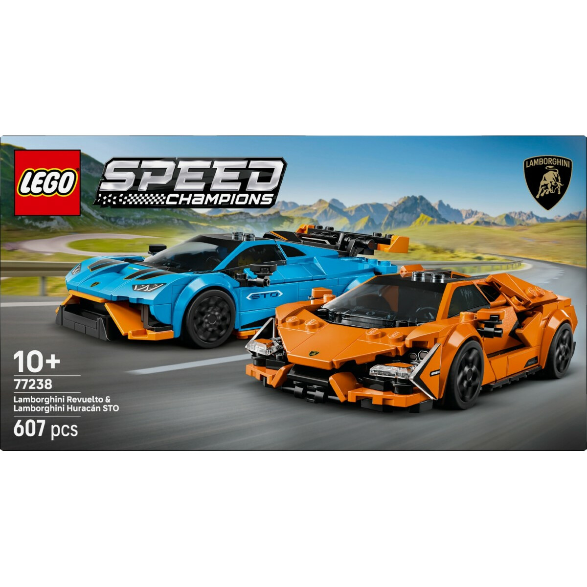 Klocki Speed Champions 77238 Lamborghini Revuelto i Huracan STO - obrazek 2