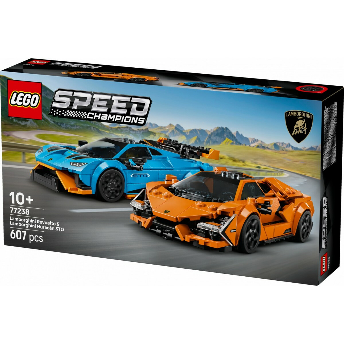 Klocki Speed Champions 77238 Lamborghini Revuelto i Huracan STO - obrazek 3