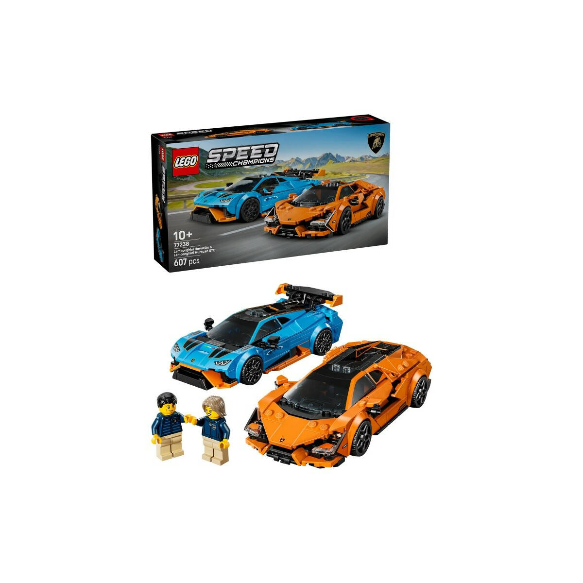 Klocki Speed Champions 77238 Lamborghini Revuelto i Huracan STO - obrazek 5