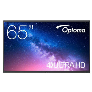 Optoma monitor interaktywny 65 cali 5653RK 8GB RAM / 64 GB ROM, 2x 18W speaker + 2x 8W subwoofer, 8 mikrofonów, 50-finger mutitouch, zero airgap, andr