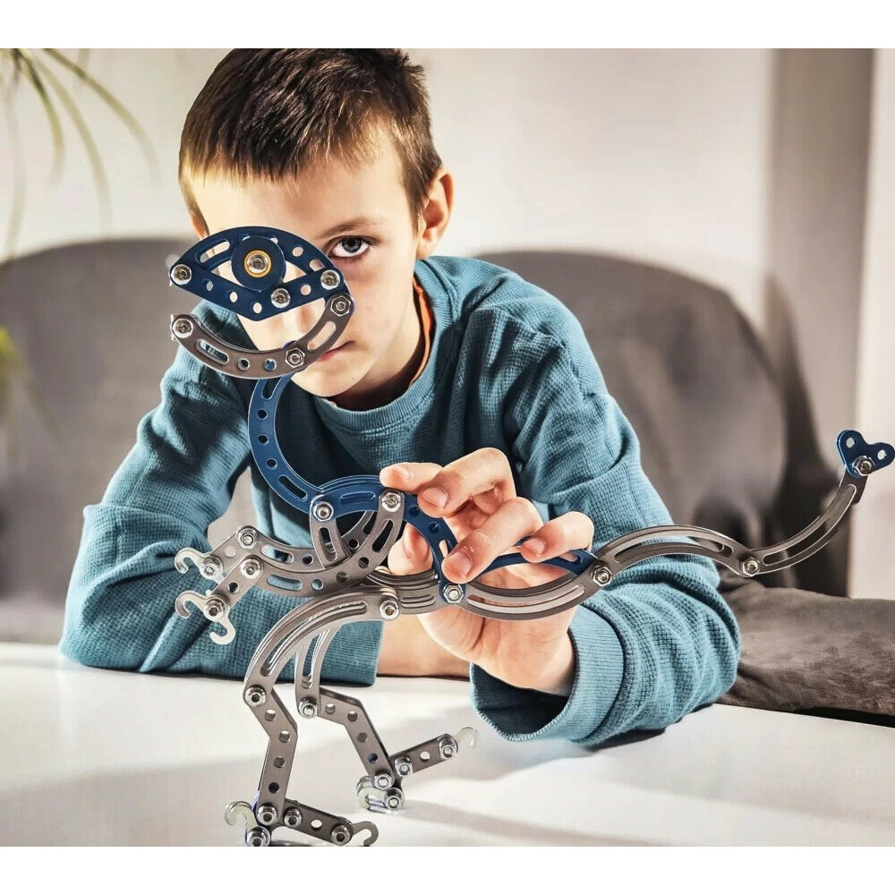 Zestaw konstrukcyjny Mały Konstruktor Dinozaury Velociraptor - obrazek 3