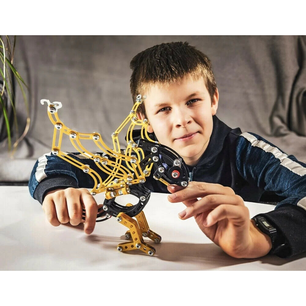 Zestaw konstrukcyjny Mały Konstruktor Dinozaury Pterodactyl - obrazek 4