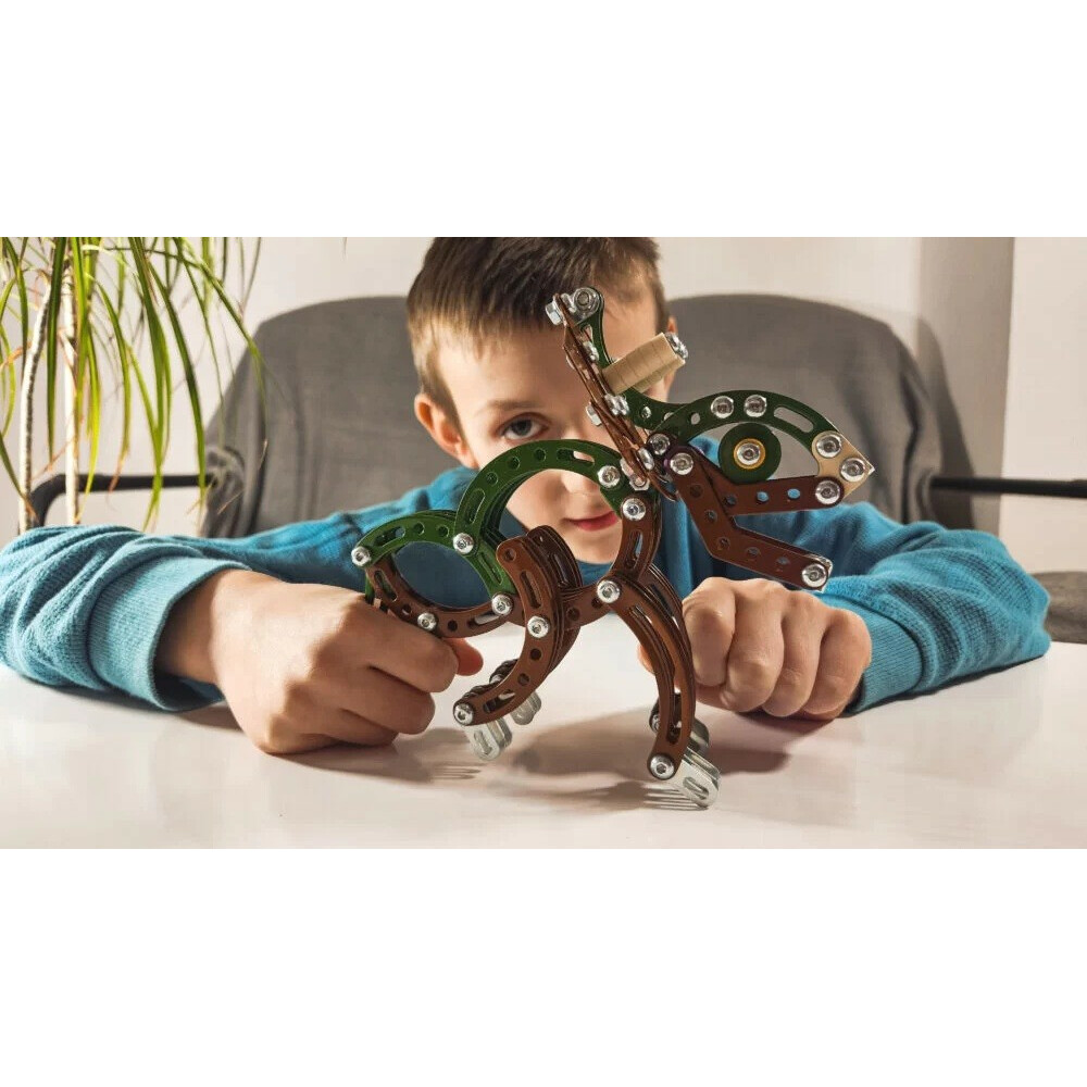 Zestaw konstrukcyjny Mały Konstruktor Dinozaury Triceratops - obrazek 3