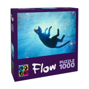 Puzzle 1000 elementó Flow Czarny kot