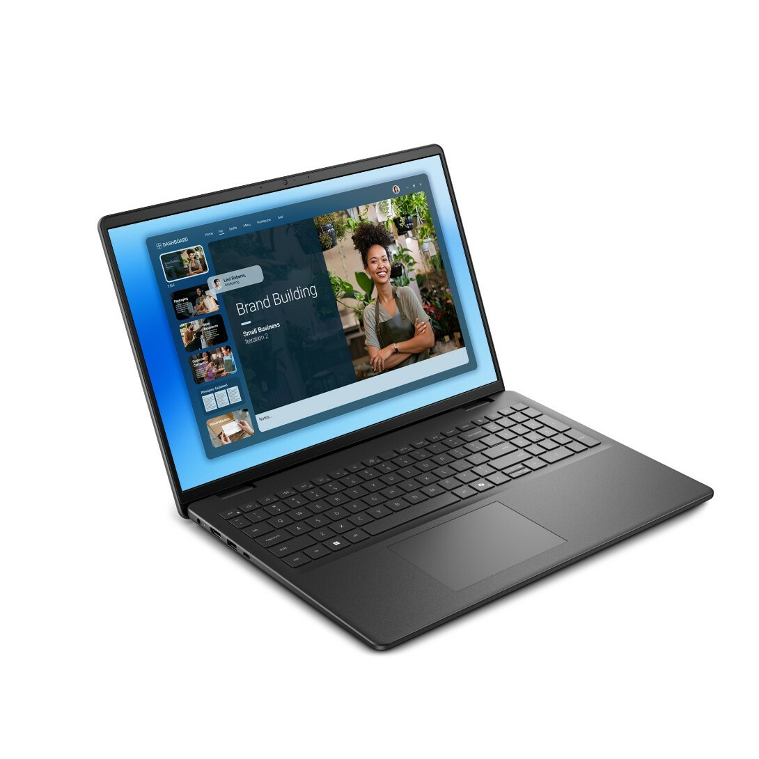 Laptop Dell 16 DC16250 W11P C5 120U/8GB/512GB/16.0 FHD+/Int/FgrPr/WLAN + BT/Backlit Kb/3 Cell/3YPS Carbon Black - obrazek 2