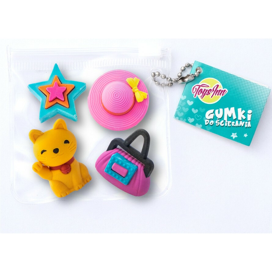 Gumki do ścierania mix Display 24 zestawy - obrazek 4