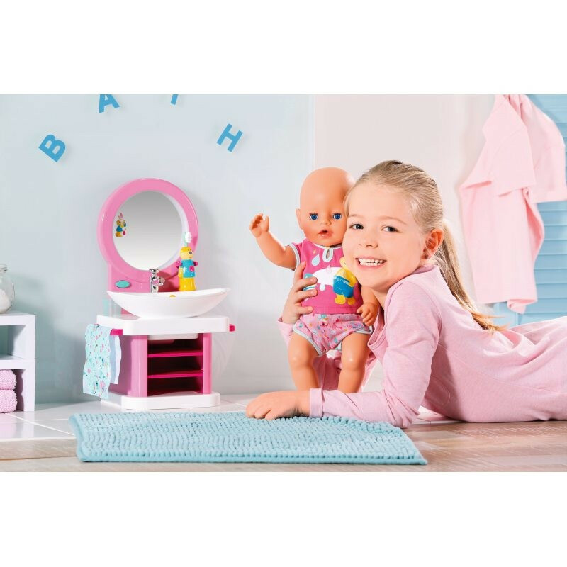 Zestaw toaletka do mycia zębów Baby Born - obrazek 2