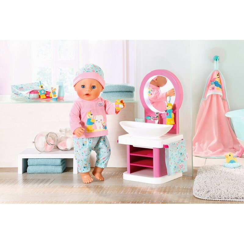 Zestaw toaletka do mycia zębów Baby Born - obrazek 4