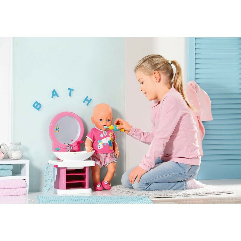 Zestaw toaletka do mycia zębów Baby Born - obrazek 6