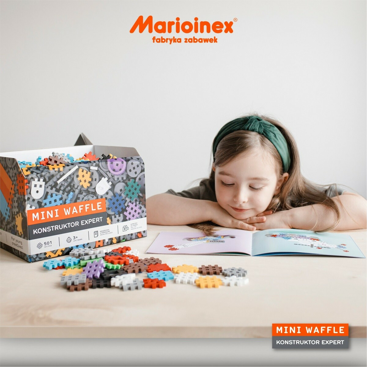 Klocki Mini Waffle Konstruktor Expert 501 elementów - obrazek 3
