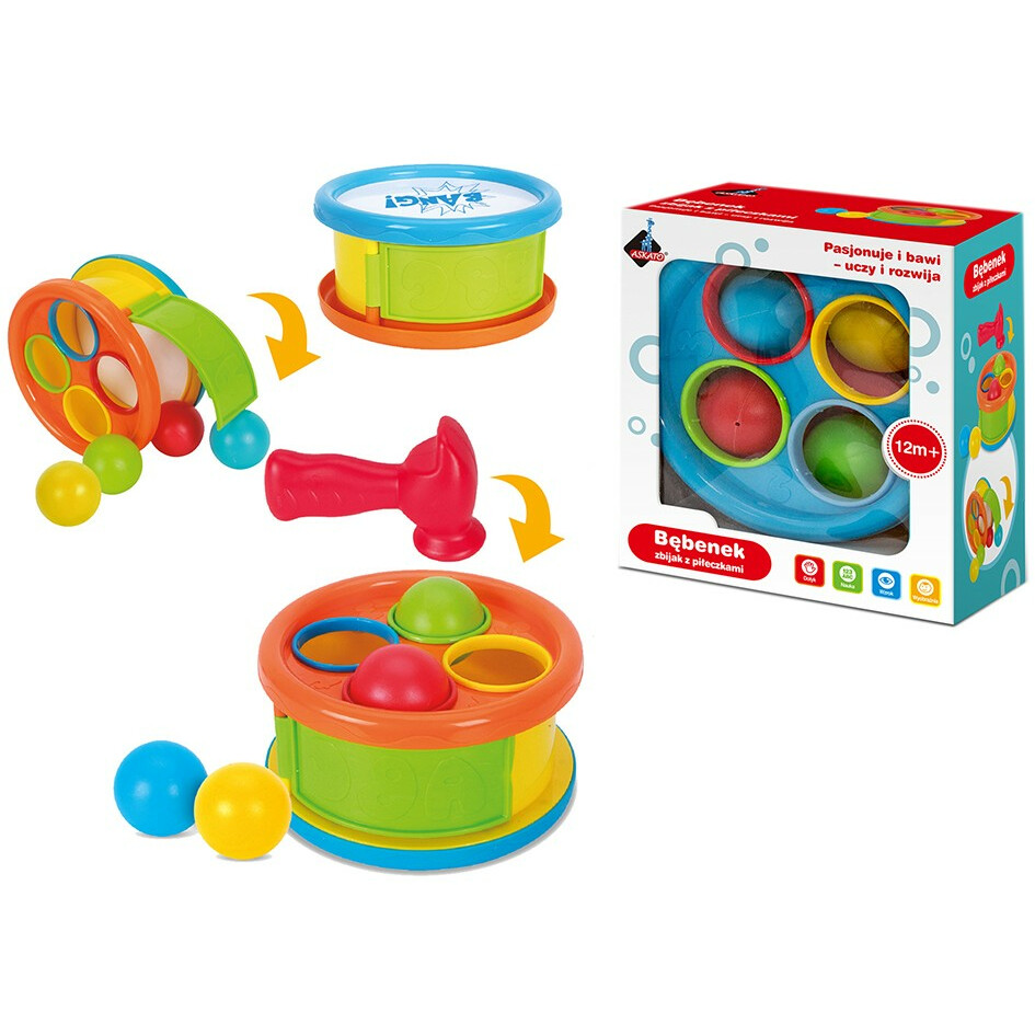 Bębenek - Zbijak z piłeczkami - obrazek 2