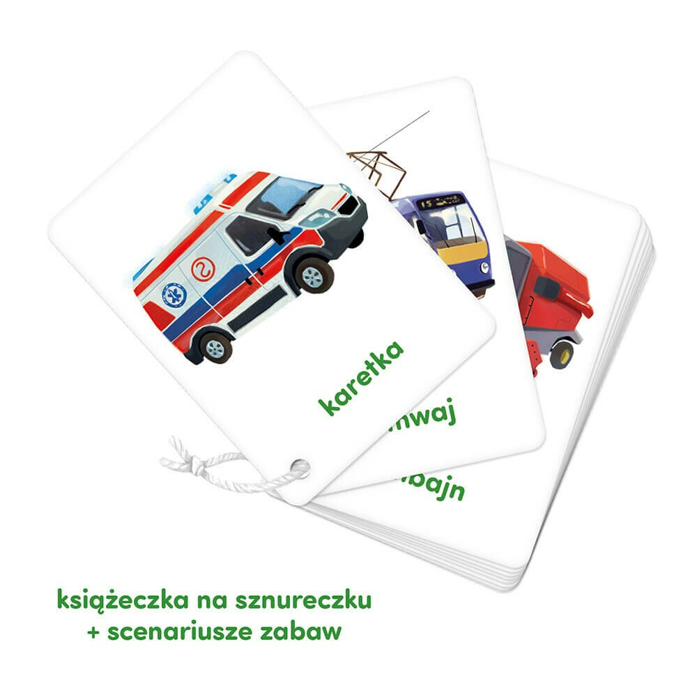 Karty obrazkowe na sznurku - Pojazdy - obrazek 2