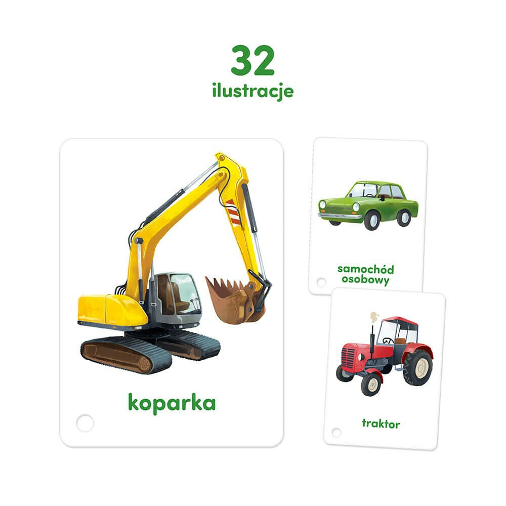 Karty obrazkowe na sznurku - Pojazdy - obrazek 3