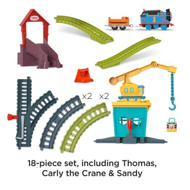 Zestaw torów Tomek&Przyjaciele Dźwig Karolcia + Sandy - obrazek 3