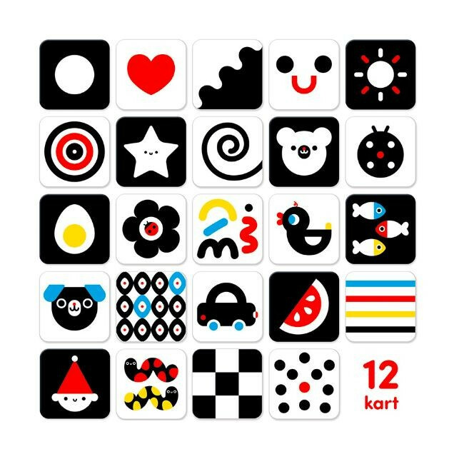 Duże karty kontrastowe dla dzieci 0 i 3 mies.+ - obrazek 6