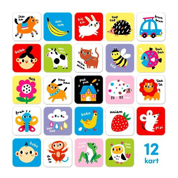 Duże karty kontrastowe dla dzieci 6 i 9 mies.+ - obrazek 6