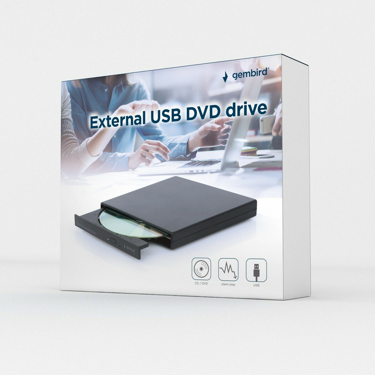 Napęd DVD na USB zew DVD-USB-04 Czarny - obrazek 2