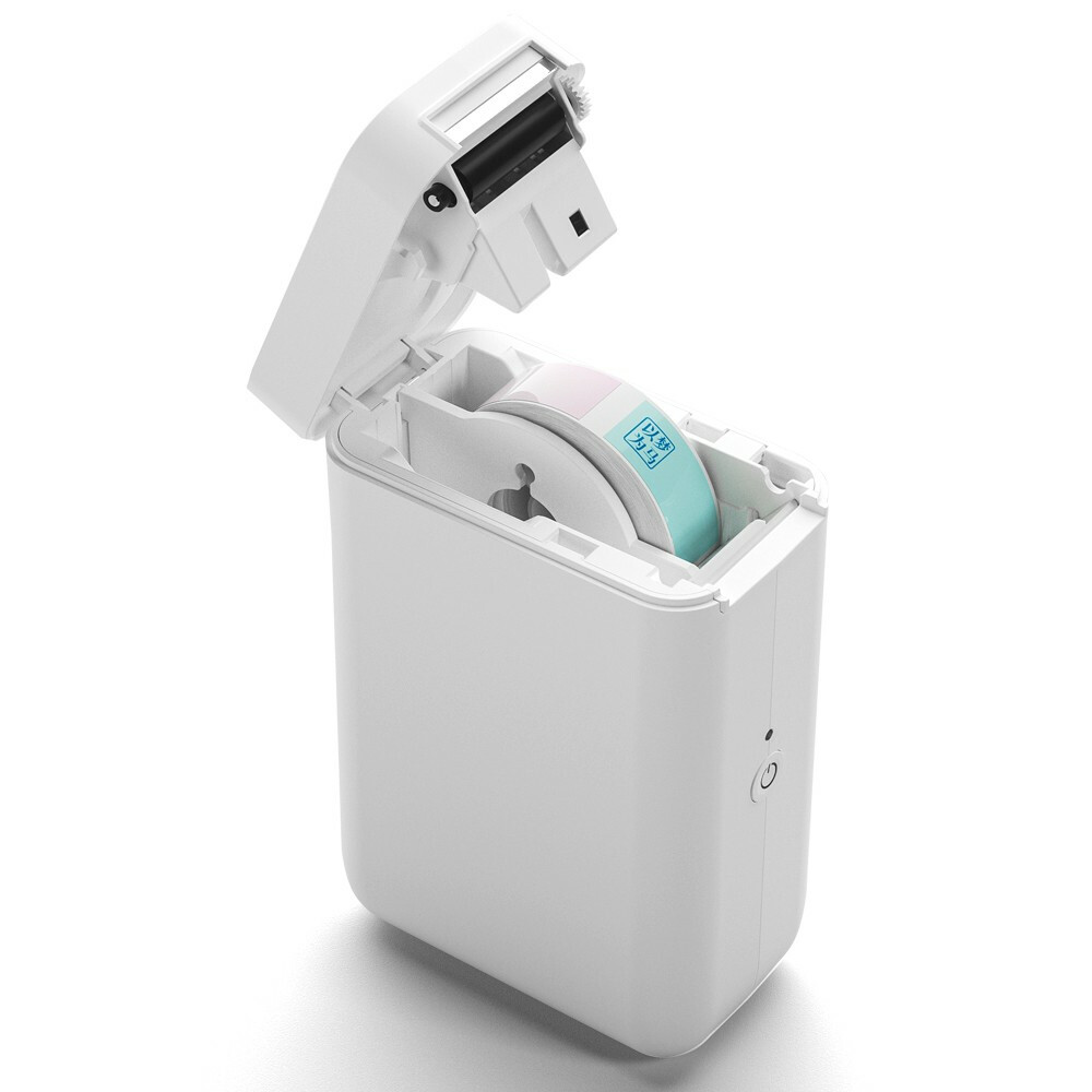 D101 mobilna drukarka termiczna do etykiet biała - obrazek 3