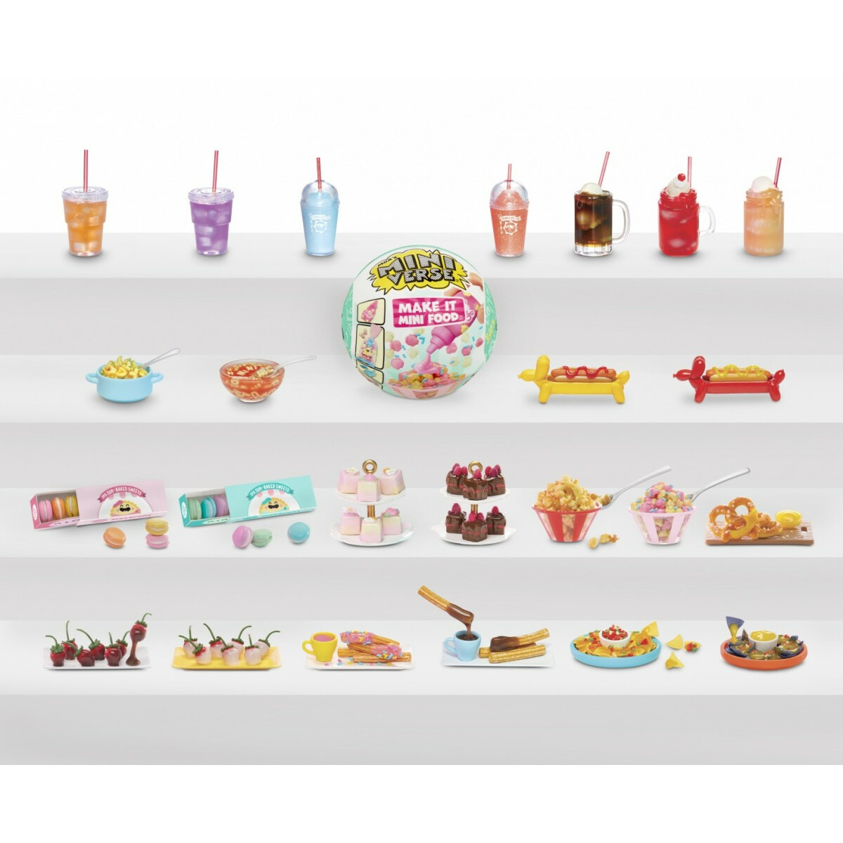 Akcesoria Miniverse Make It Mini Foods Diner display 24 sztuki - obrazek 2
