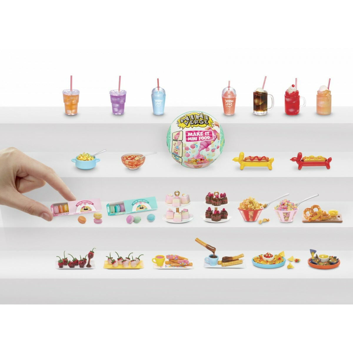 Akcesoria Miniverse Make It Mini Foods Diner display 24 sztuki - obrazek 3