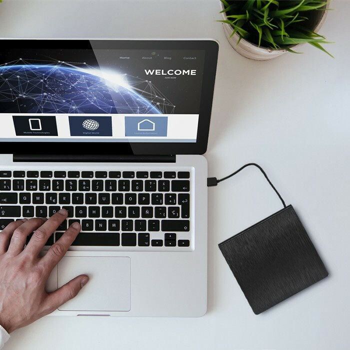 Nagrywarka DVD-RW zewnętrzna | USB 3.0 | Czarna - obrazek 7