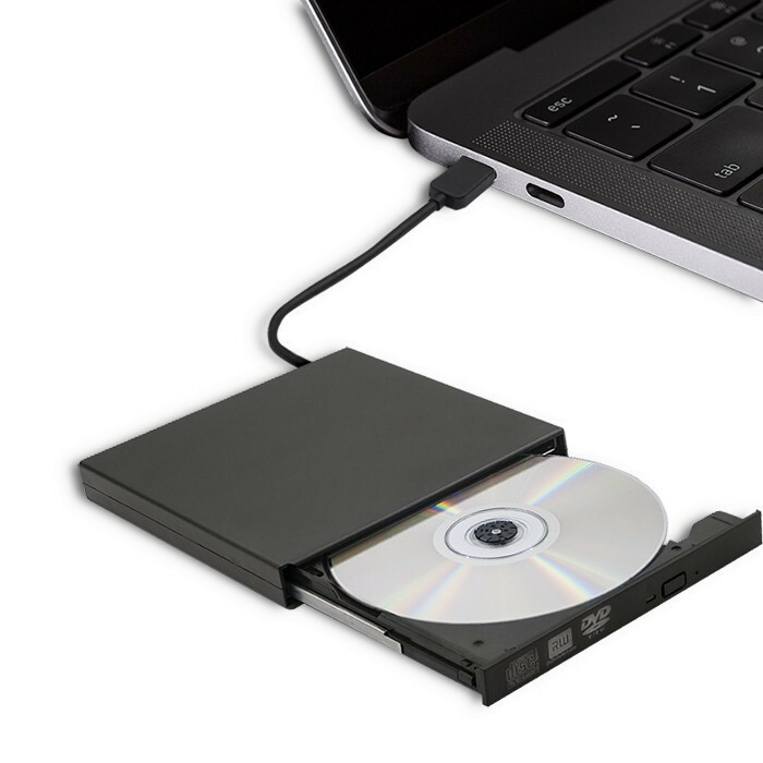 Nagrywarka DVD-RW zewnętrzna | USB 2.0 | Czarna - obrazek 4