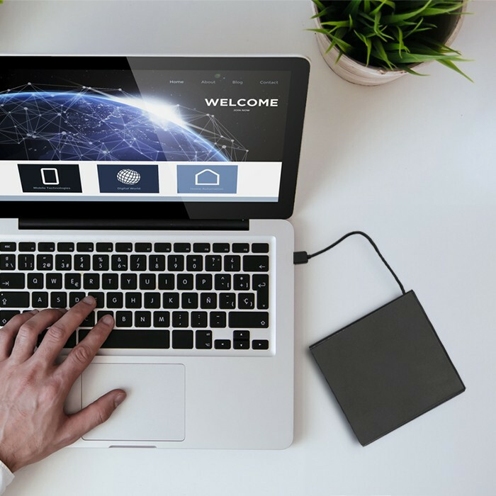 Nagrywarka DVD-RW zewnętrzna | USB 2.0 | Czarna - obrazek 7