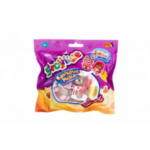 Figurki Strojnisie - Baśniowe Misie - 2-pack Czerwony Kapturek+Wilk+żółta sukienka księżniczki.