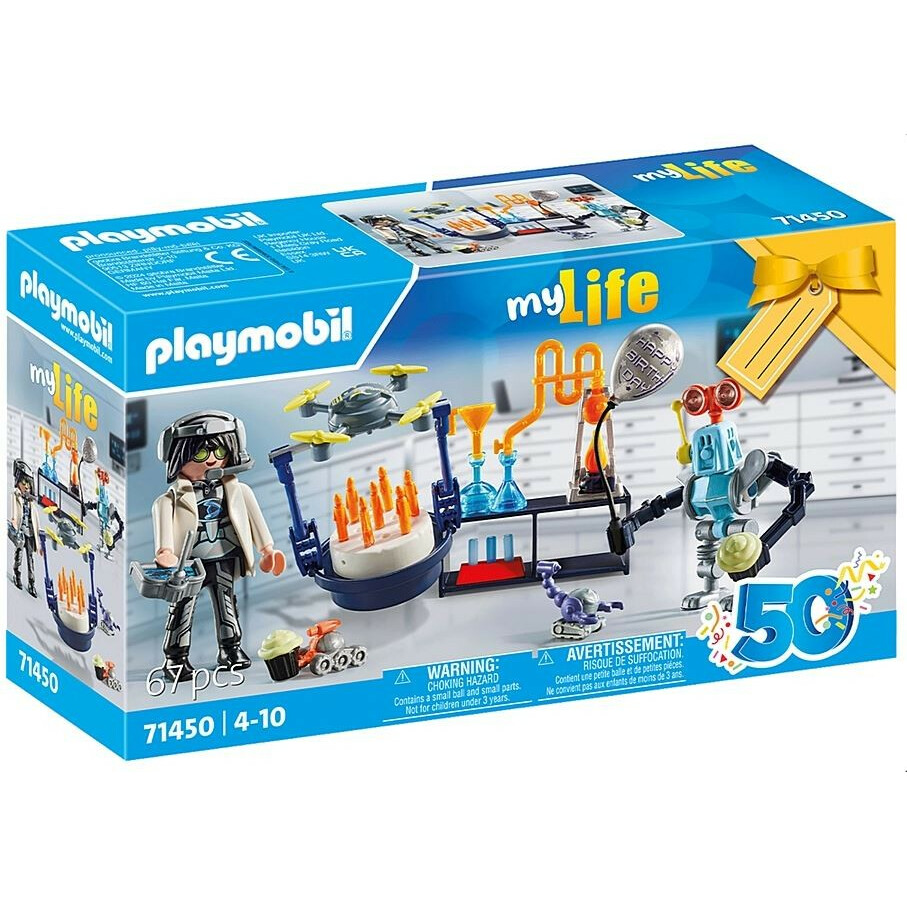 Zestaw z figurkami My Life 71450 Naukowiec z robotami