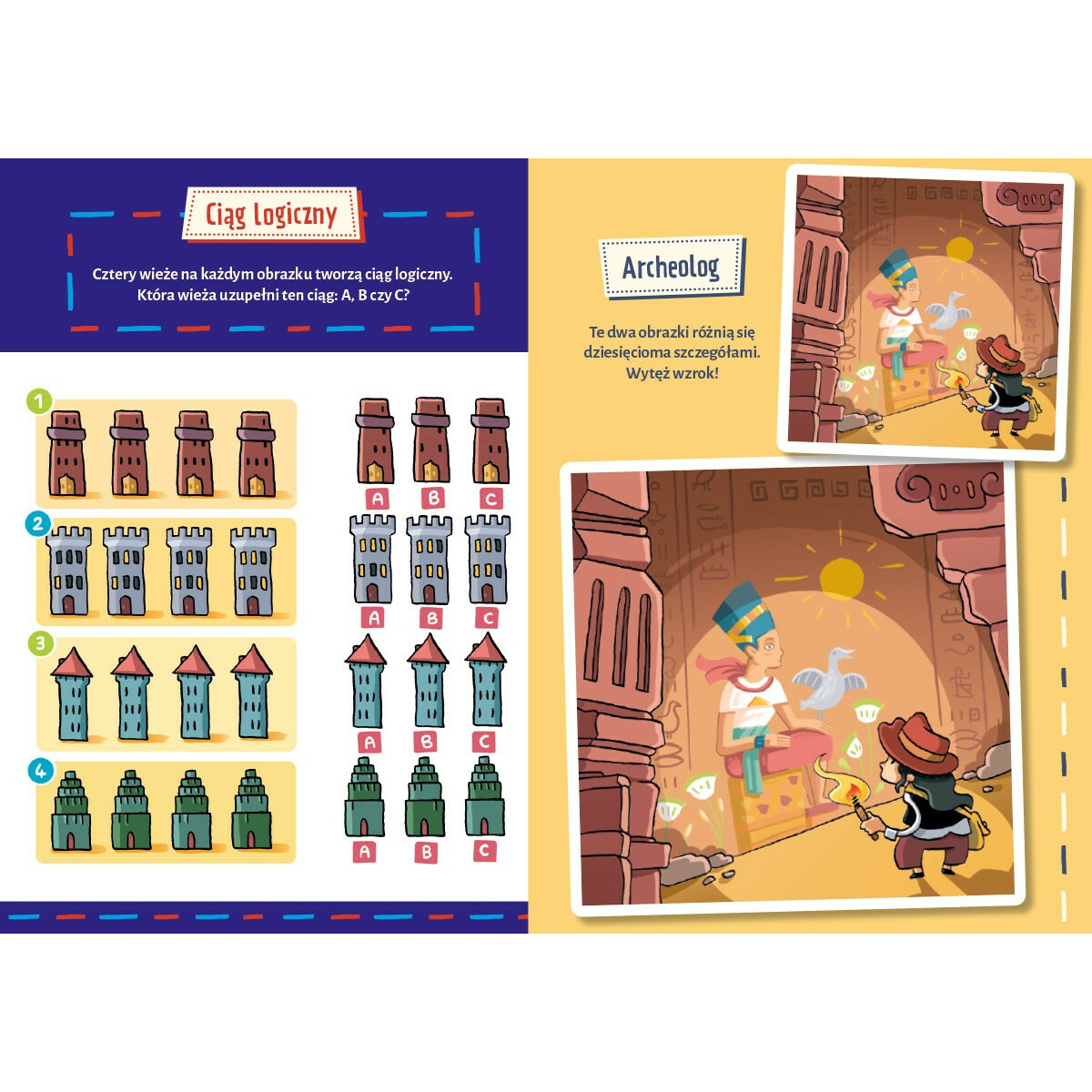 Książeczka Labirynty i łamigłówki dla supermózgów - obrazek 4